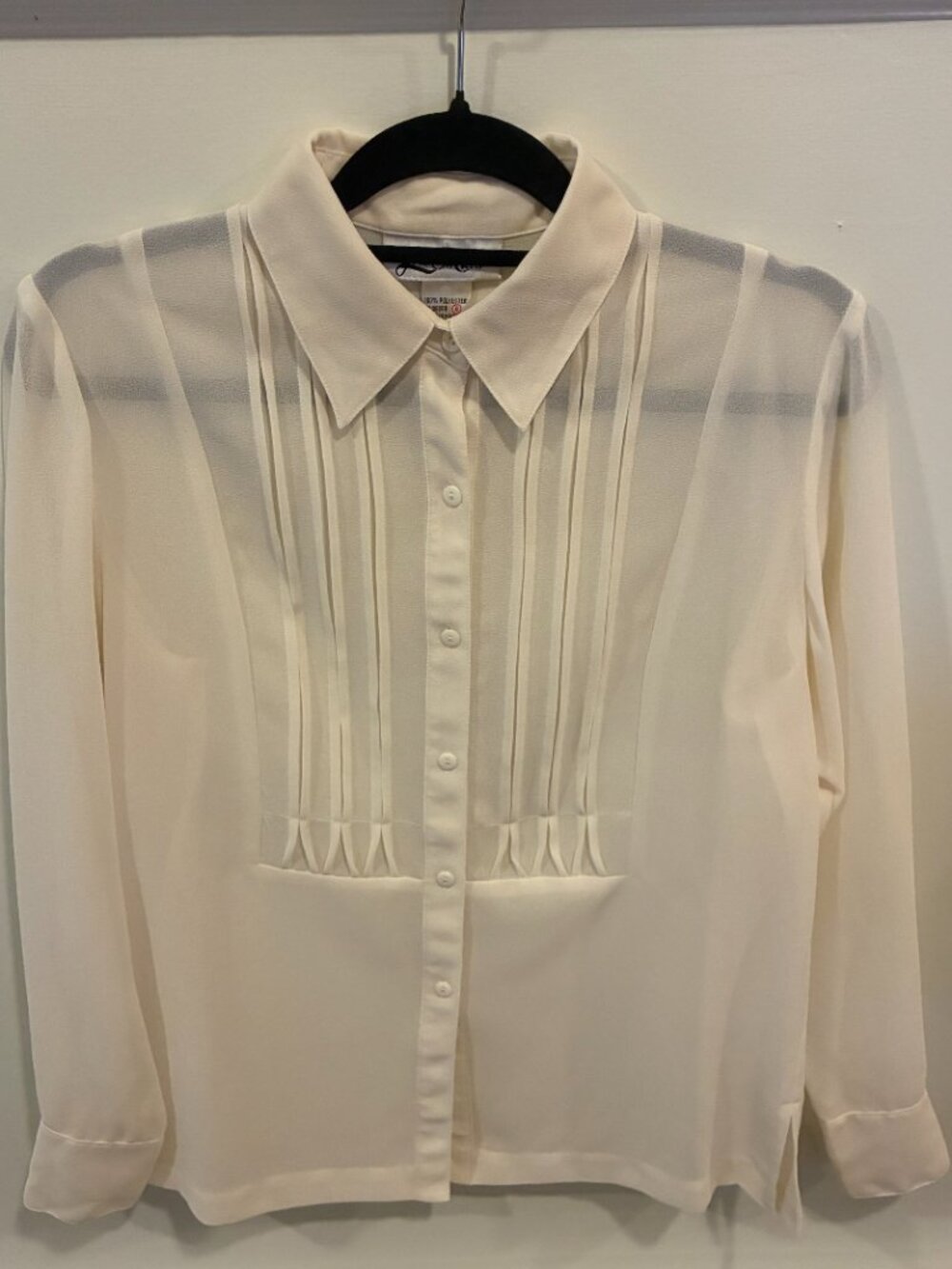 Vintage Yves St. Clair White Button Up Blouse